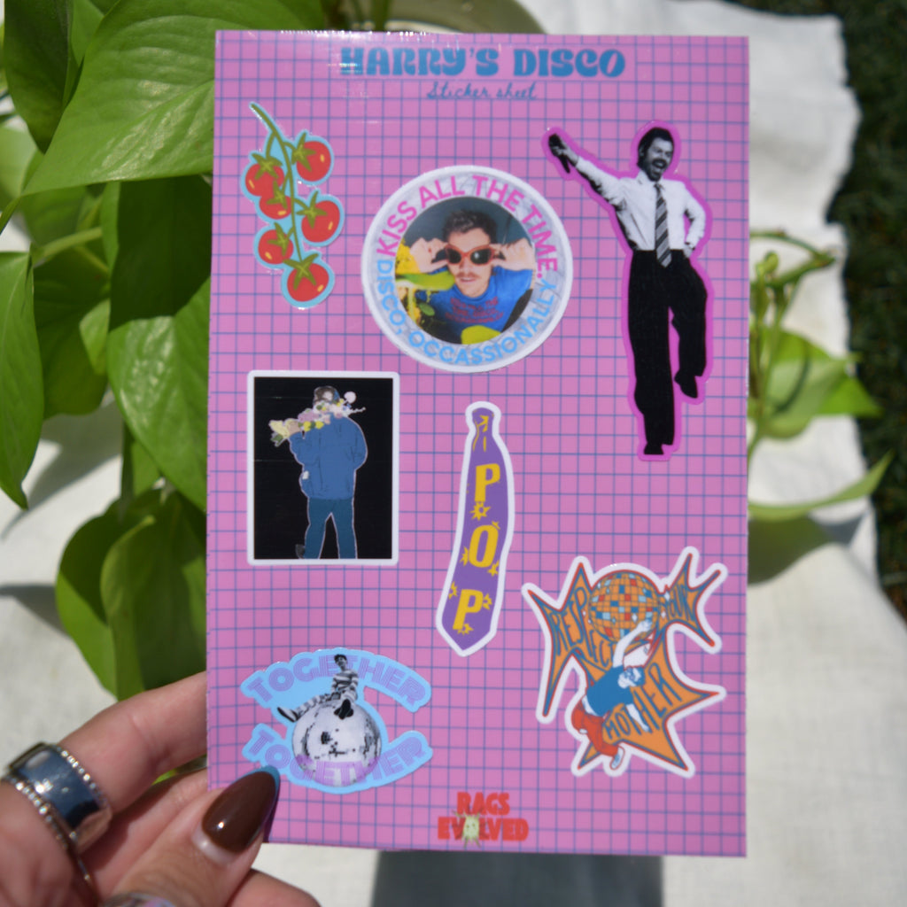 Harry's Disco Sticker Sheet