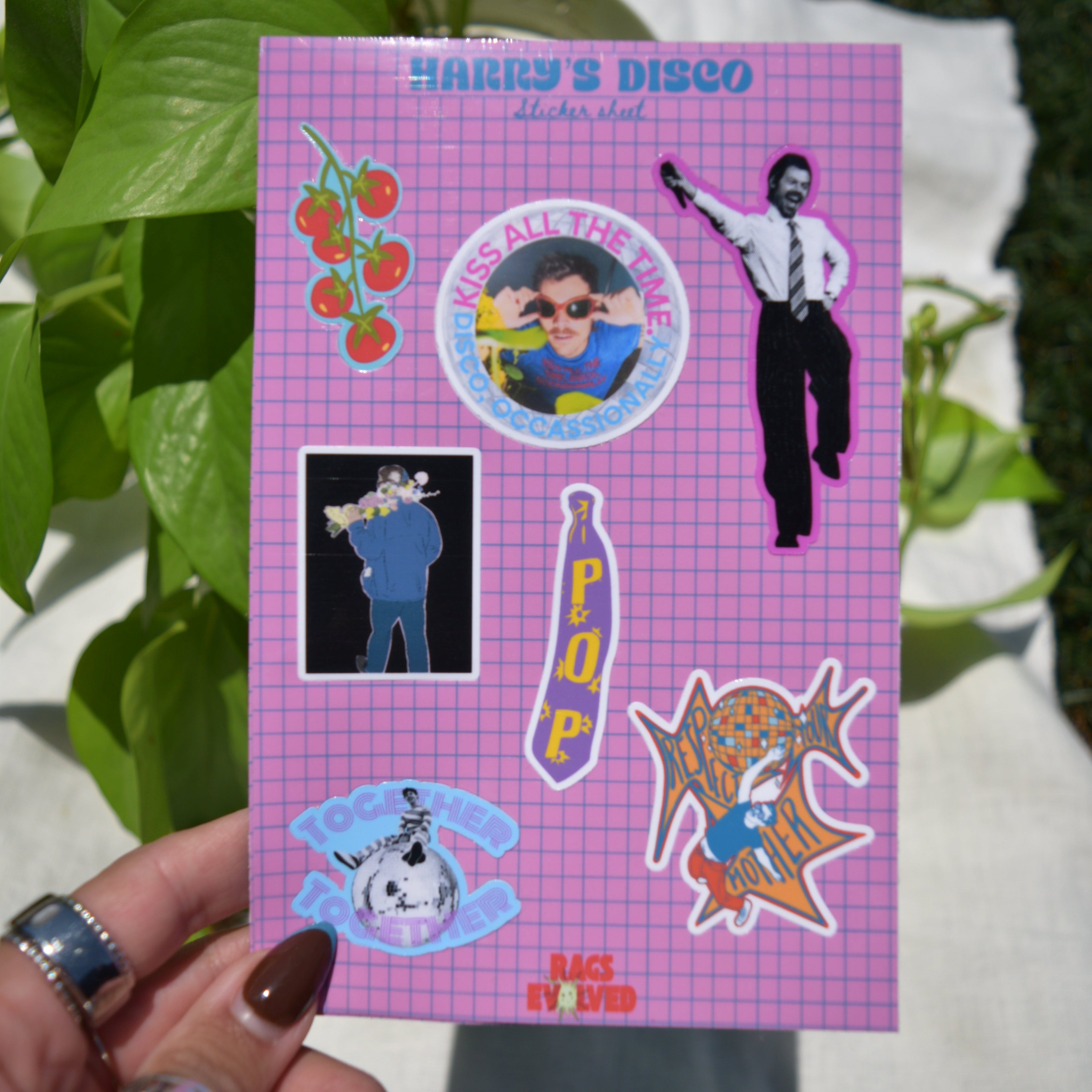Harry's Disco Sticker Sheet