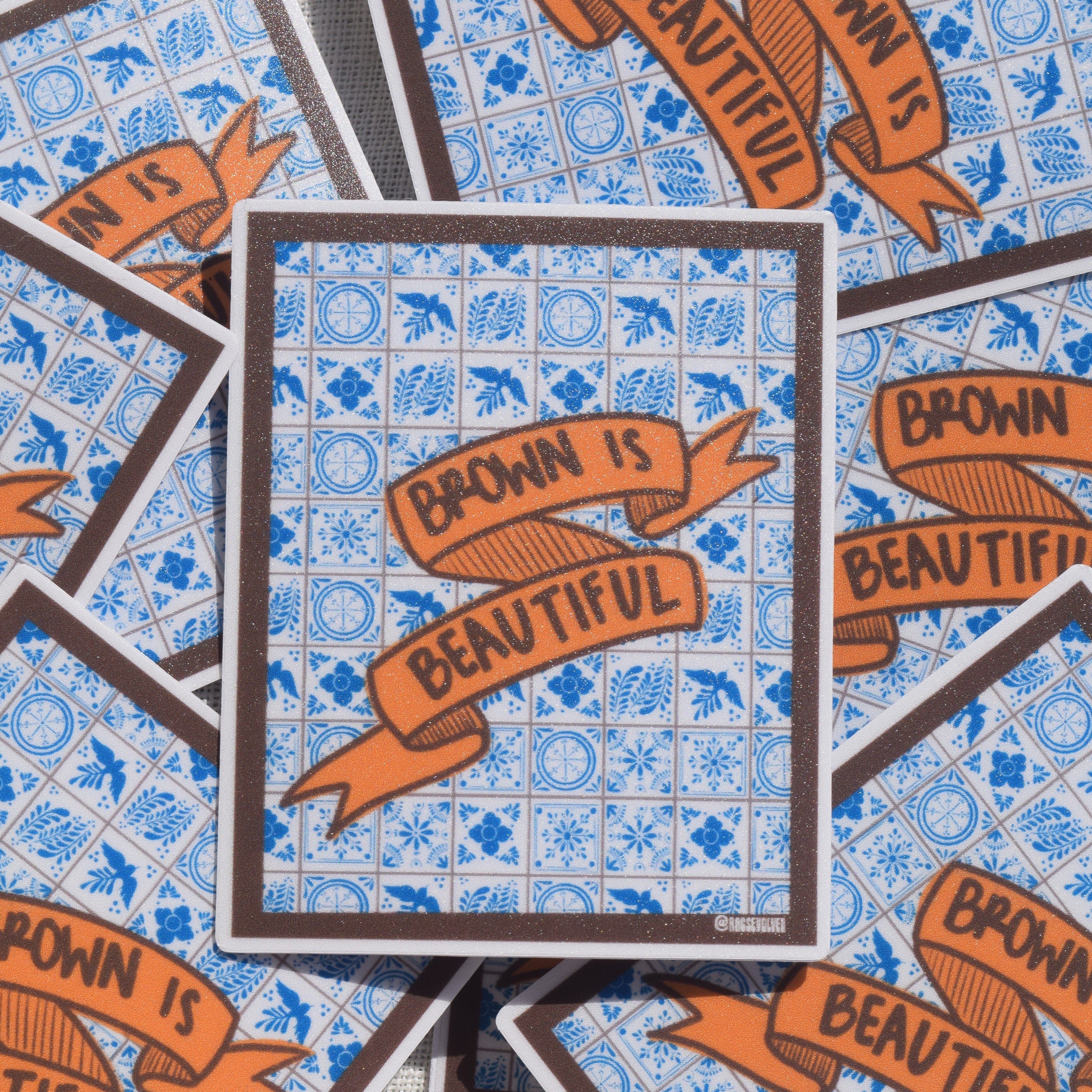 Brown is Beautiful Sticker